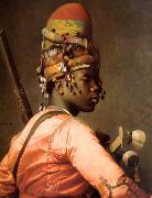 Jean Leon Gerome Black Bashi-Bazouk painting